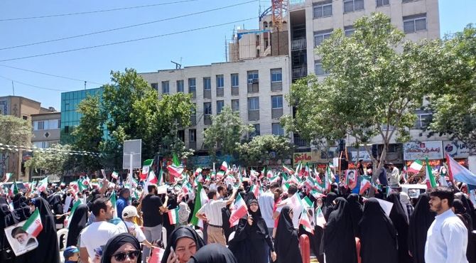 راهپیمایی جمعه خشم و نصر در مشهد مقدس