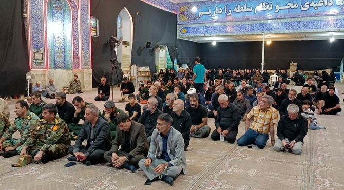 مراسم بزرگداشت چهلمین روز شهدای اقتدار در بروجرد