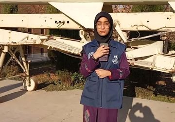 روایت پانا از بازدید دانش آموزان پایه نهم دبیرستان عفت از موزه دفاع مقدس یزد