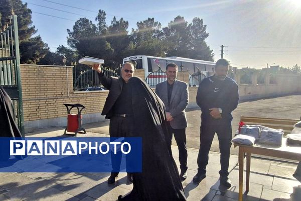 عطر ایمان در آیین بدرقه دختران راهیان نور فشافویه 