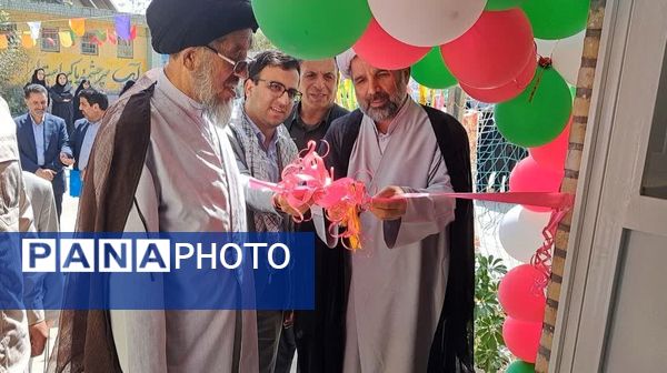 آیین بازگشایی مدارس و افتتاح نماز خانه، در آموزشگاه تکتم باخرز