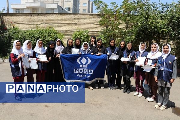 تجلیل از دانش آموز خبرنگاران خبرگزاری پانا استان اردبیل