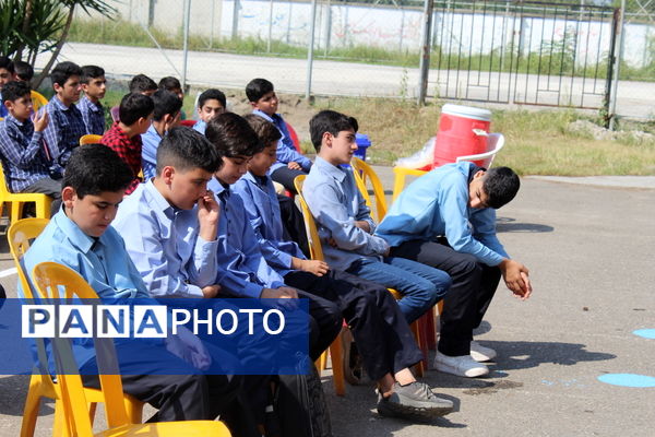 مانور بازگشایی مدارس بندپی شرقی