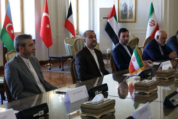 دیدار رئیس دفتر سیاسی حماس با وزیر امور خارجه ایران
