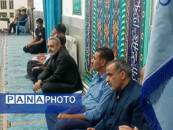 عزاداری دهه اول صفر در دبیرستان شهید بهشتی نیشابور 