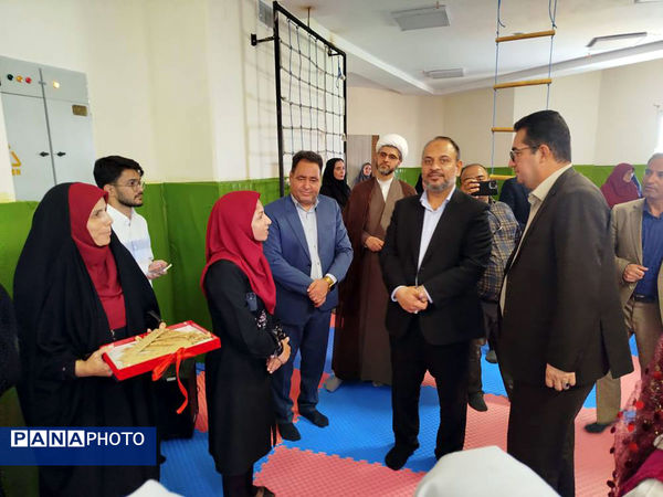 افتتاح اتاق تربیت بدنی مدرسه ابتدایی امام خمینی (ره) بجنورد