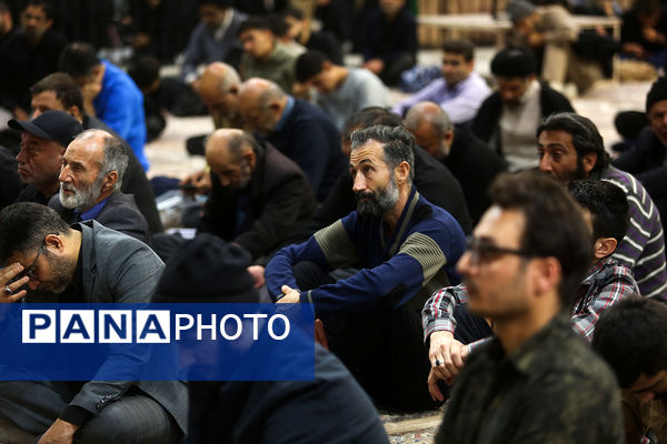 مراسم یادبود کودکان و زنان شهید بمباران هوایی روضه فاطمیه قم