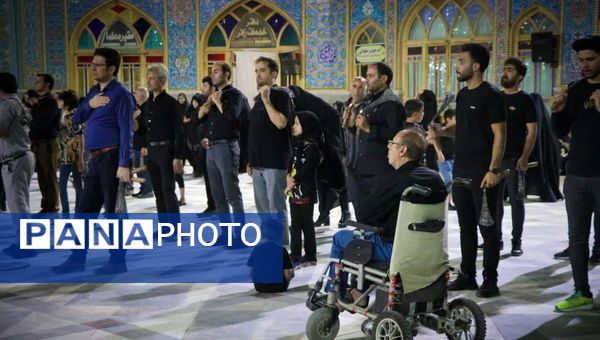 اقامه عزای هیات جواد الائمه (ع) در حرم مطهر حضرت محمد هلال بن علی بن ابیطالب (ع)