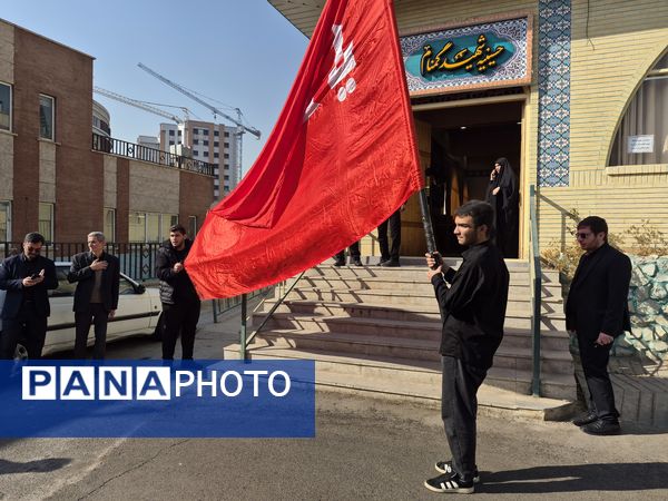 مدرسه شهید رجایی در عزای فاطمه(س) نوای سینه‌زنی سرداد