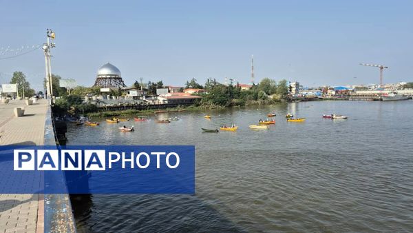 قایقداران بندر انزلی با «کاروان صمود» به ناوگان جهانی آزادگان پیوستند