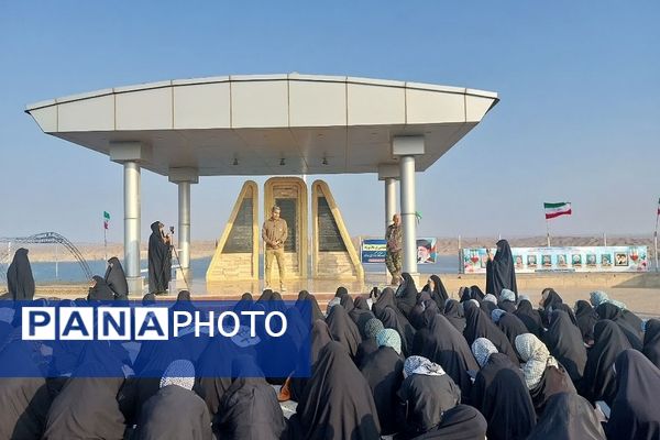 حضور دانش‌آموزان بسیجی ناحیه 2 شهرری در اردوی راهیان نور 