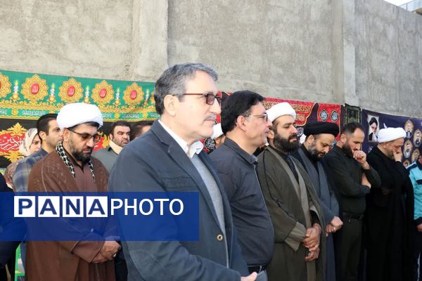 پیکر شهید گمنام در مدارس دخترانه گرگان مورد استقبال قرار گرفت