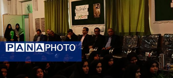  مراسم استقبال و تشییع شهید گمنام در دبیرستان شاهد زکیه ناحیه یک 