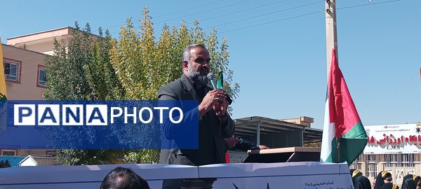 صدای وحدت دانش‌آموزان فارسان در روز ۱۳ آبان 