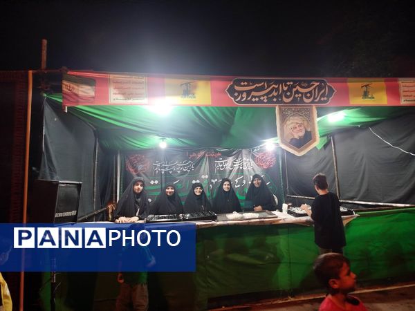 برپایی موکب مردمی در شهرستان بروجرد 