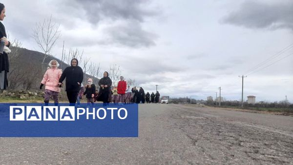 پیاده‌روی خانگی به‌مناسبت دهه فجر در گلوگاه