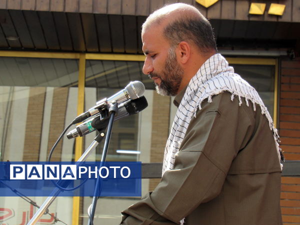 خروش بی‌نظیر سنندج در بدرقه شهید آسمانی رضا بسطامی