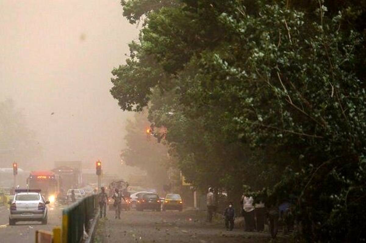 هشدار نسبت به وزش باد شدید در تهران