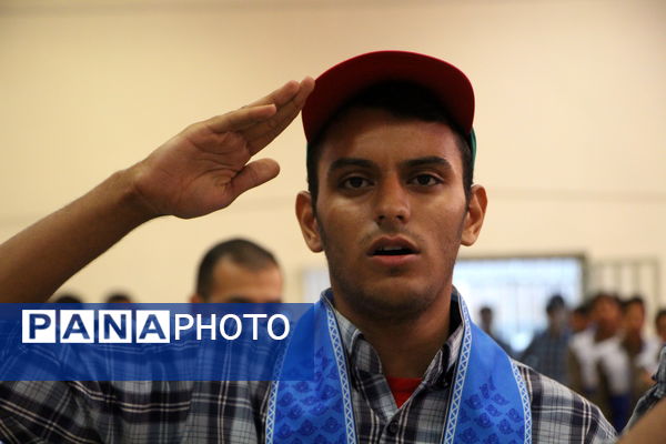 افتتاح سالن ورزشی شهید سلیمانی هنرستان انقلاب اسلامی یزد