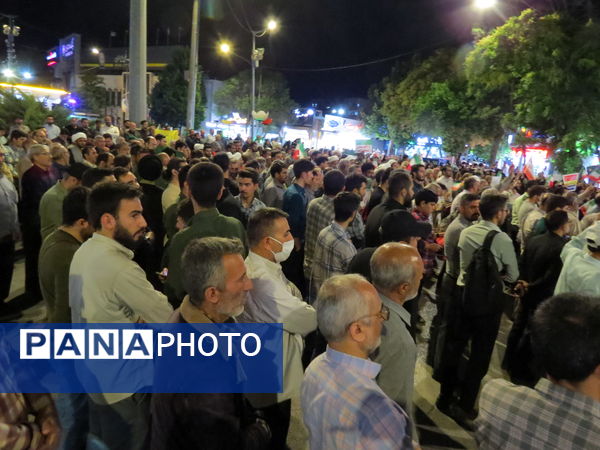 اجتماع مردم غیور بجنورد در حمایت از بیانات مقام معظم رهبری