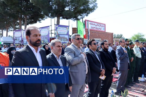 آیین رونمایی و افتتاح پروژه‌ها و ماشین‌آلات شهرداری تربت‌حیدریه