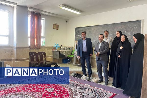 حضور و بازدید مسئولان آموزش‌وپرورش از اردوی مطالعاتی نوروزی دبیرستان نمونه سمیه شهرستان پیشوا