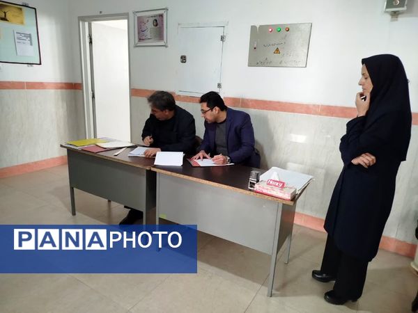 بازدید هیات کارشناسی اداره‌کل از حوزه‌های امتحانی خاتم 