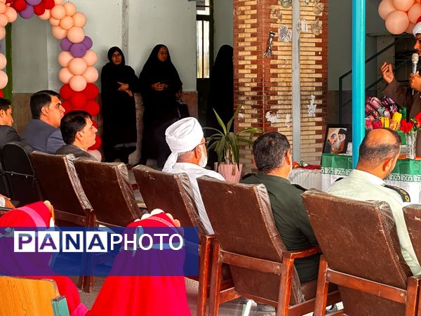 جشن شکوفهها و طنین زنگ مهر در مدرسه فاطمه الزهرا شهرستان جاسک