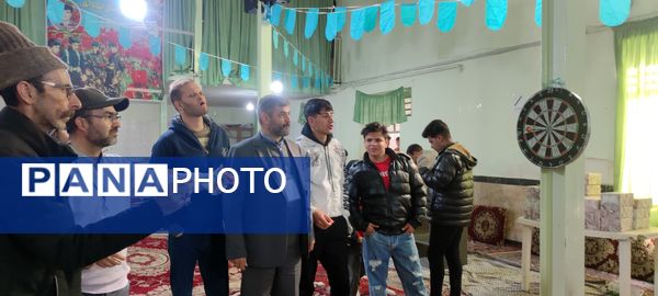 برگزاری مسابقات دارت در جشن بزرگ ۲۲بهمن در روستای اسلام آباد شیروان 