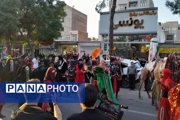 برگزاری آیین سوگواری کاروان عشق همزمان با شروع ماه صفر در شهرستان سبزوار