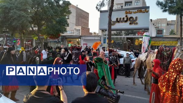 برگزاری آیین سوگواری کاروان عشق همزمان با شروع ماه صفر در شهرستان سبزوار
