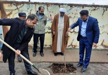 آیین درختکاری در دبیرستان فدک