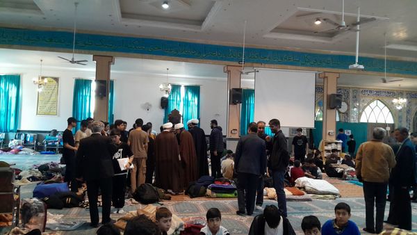 بازدید مسئولین شهرستان از اعتکاف دانش‌آموزی 