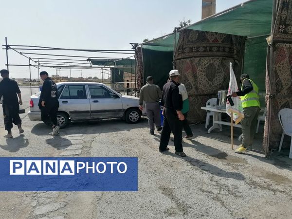 برپایی موکب عاشورایی اربعین حسینی در شیروان