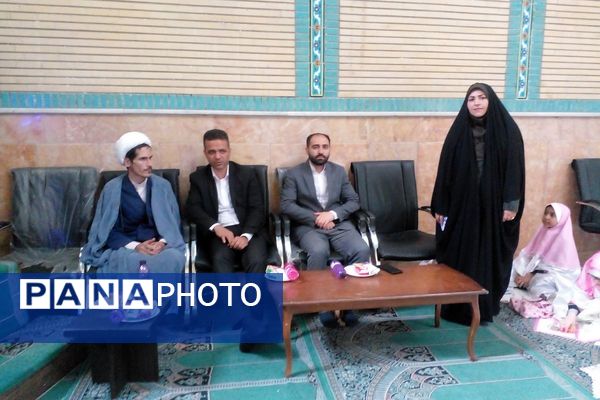 دختران مدرسه هدی 1 در خلعت زیبای عبادت