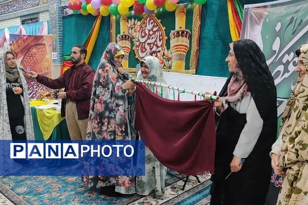 اعتکاف دختران آسمان با محوریت بصیرت نوجوان و حاج قاسم سلیمانی در باقرشهر 