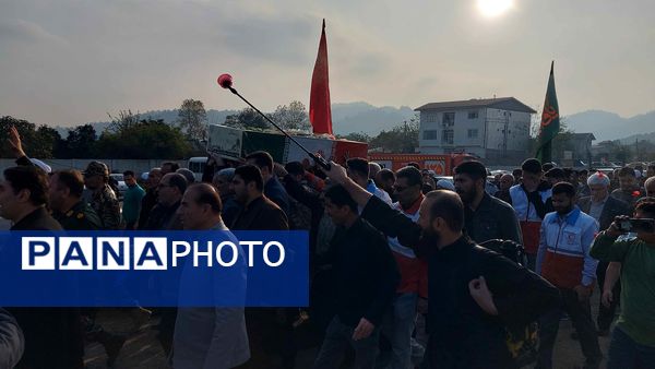 تشییع پیکر مطهر شهید گمنام با عطر فاطمیه