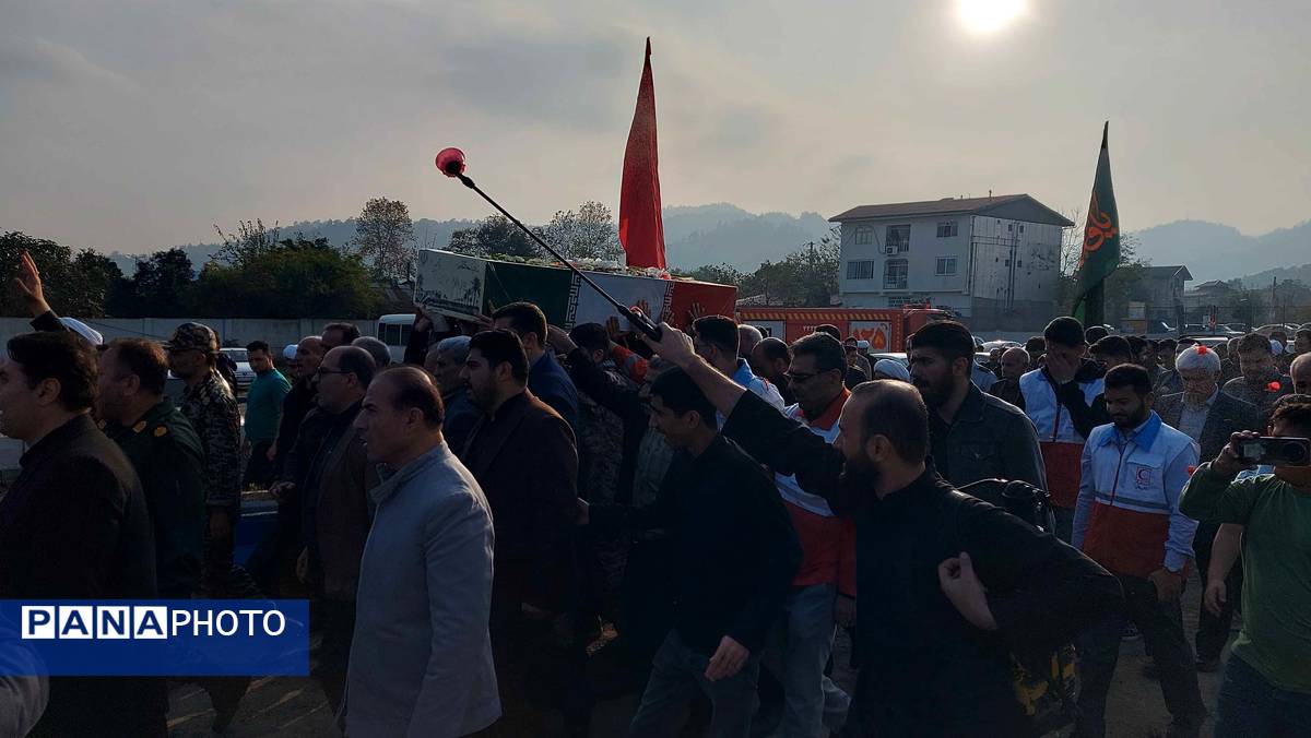 تشییع پیکر مطهر شهید گمنام با عطر فاطمیه