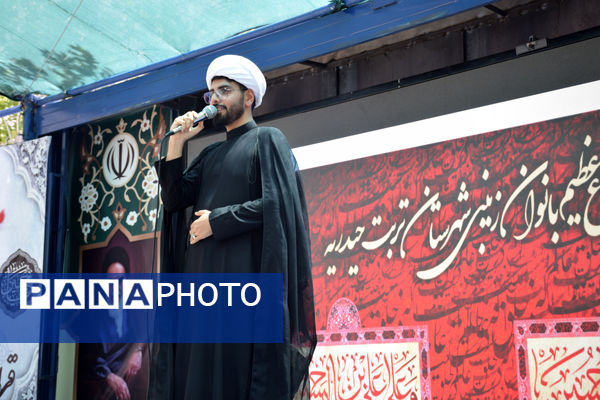 تربت‌حیدریه غرق در آیین علم‌کشی به یاد علمدار کربلا