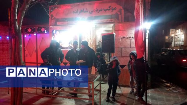 هیأت شاهزاده علی‌اصغری میزبان جشن میلاد دو گوهر آسمانی