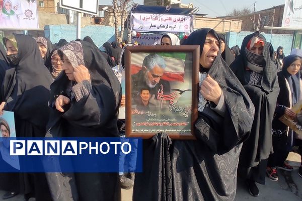 راهپیمایی ۲۲بهمن در کهریزک و باقرشهر