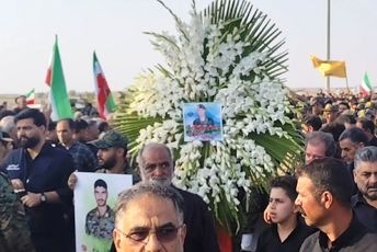 تشییع باشکوه شهید طریق القدس در روستای پیکان