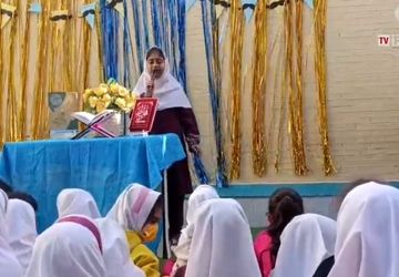 جشن با شکوه ولادت امام علی(ع) و روز پدر در دبستان مریم