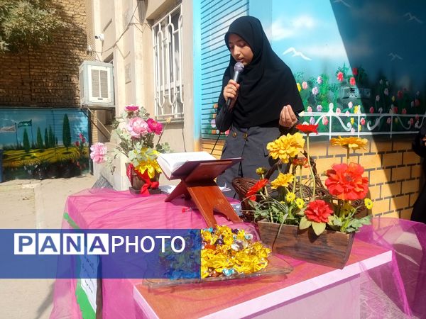 مراسم ولادت حضرت زینب و روز پرستار در دبیرستان میرزا جعفر سروقد 