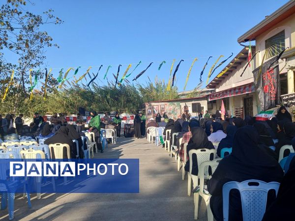 مراسم وداع شهید خوشنام در مدارس بهنمیر