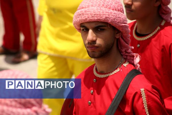 مراسم خیمه سوزی هیات «خیام الحسین» در قم