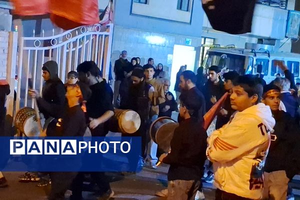 مراسم عزاداری حضرت زهرا (س) در محله ریاستی شیراز