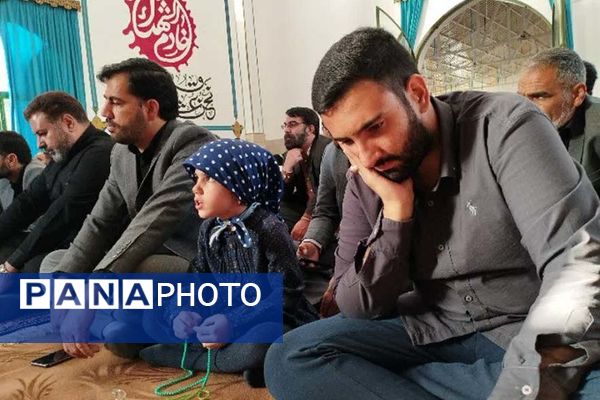 عزاداری سیدالشهدای خدمت «شهید آیت‌الله رئیسی» در کوهبنان