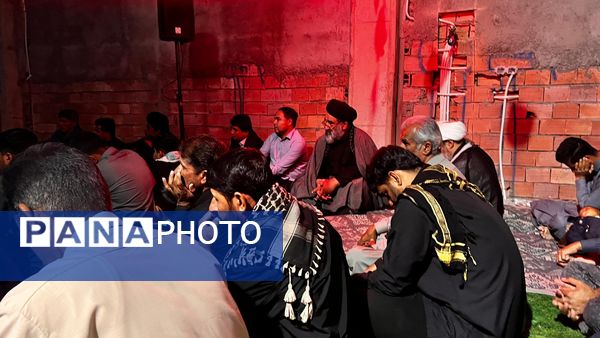 عزاداری شب شهادت حضرت زهرا(س) در گلزار شهدای گمنام چاه‌دادخدا