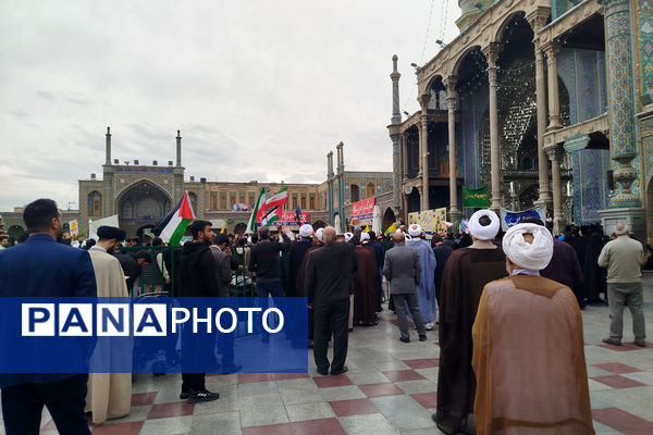 راهپیمایی 13 آبان در قم